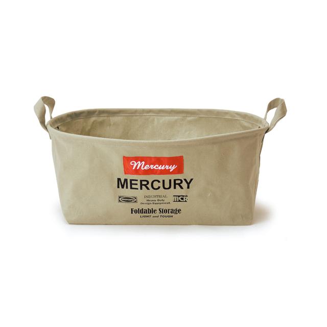 マーキュリー キャンバスバケツ 通販 収納ボックス 布 キャンバス 折りたたみ おしゃれ 雑貨 バケツ MERCURY オーバルバケツ M リビング 収納 マーキュリー | MERCURY | 02
