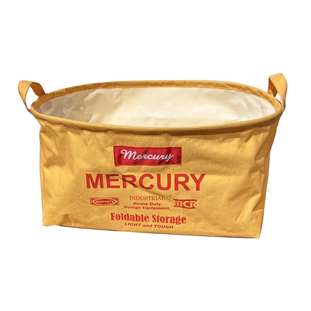 マーキュリー キャンバスバケツ 通販 収納ボックス 布 キャンバス 折りたたみ おしゃれ 雑貨 バケツ MERCURY オーバルバケツ M リビング 収納 マーキュリー | MERCURY | 04