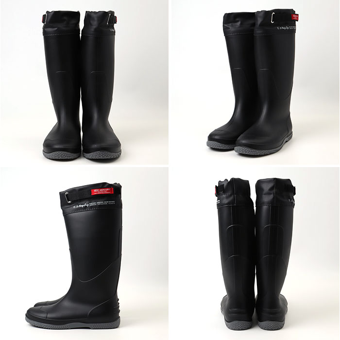 長くつ レディース 通販 MERCURY マーキュリー レインブーツ 作業ブーツ 農作業 土木作業 ロング アウトドア キャンプ 丸めて収納 持ち歩き 長くつ |  | 12