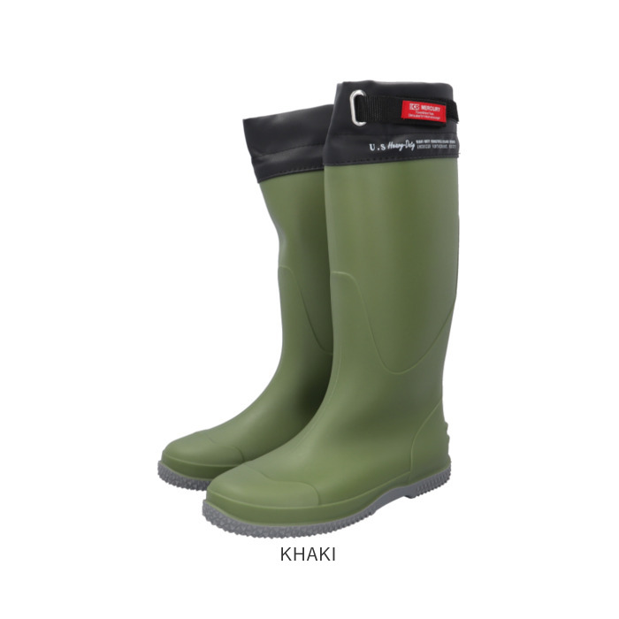 長くつ レディース 通販 MERCURY マーキュリー レインブーツ 作業ブーツ 農作業 土木作業 ロング アウトドア キャンプ 丸めて収納 持ち歩き 長くつ |  | 14