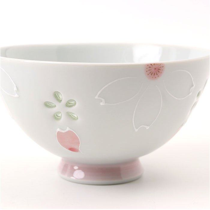お茶碗 桜 かわいい 通販 日本製 国産 ご飯茶碗 飯碗 クリスタル桜 茶碗 茶わん おちゃわん ライスボウル 和食器 器 和モダン モダン ナチュラル お茶碗 | BACKYARD FAMILY | 09