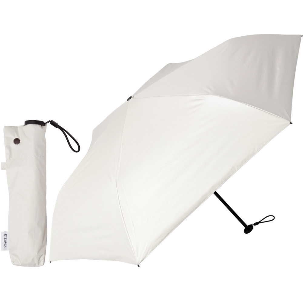 KIZAWA 日傘 UVカット 100 通販 超軽量カーボン傘 折りたたみ日傘 折り畳み日傘 折りたたみ傘 折り畳み傘 遮光100 完全遮光 涼しい 晴雨兼用 50cm 6本骨 | KIZAWA | 01