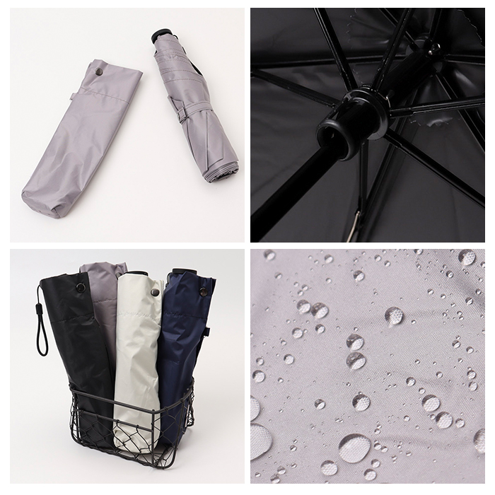 KIZAWA 日傘 UVカット 100 通販 超軽量カーボン傘 折りたたみ日傘 折り畳み日傘 折りたたみ傘 折り畳み傘 遮光100 完全遮光 涼しい 晴雨兼用 50cm 6本骨 | KIZAWA | 22