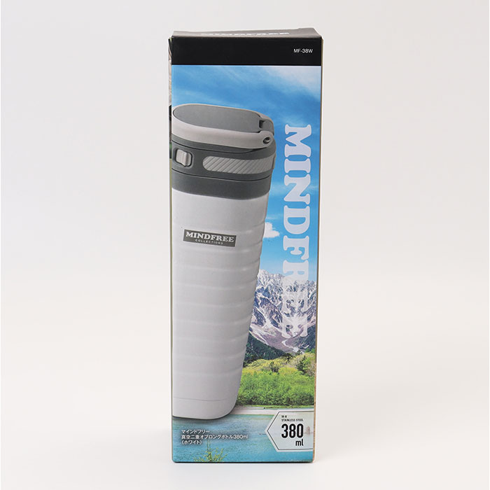 Kakusee カクセー ボトル 水筒 380ml 通販 オブロングボトル 折りたたみ 折り畳み ハンドル 真空二重 楕円形 オブロング 手持ち 保温 保冷 保温保冷 | Kakusee | 18