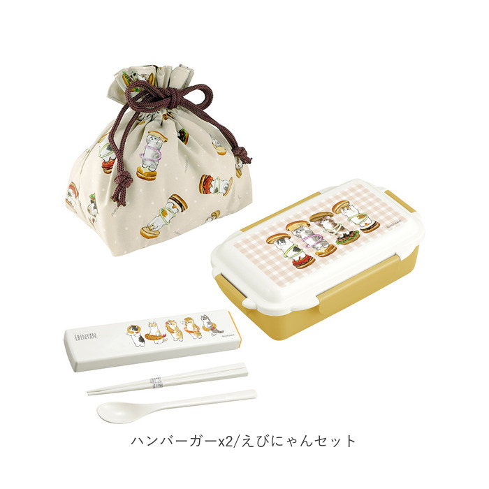 mofusandモフサンド　ランチBOX＆保存容器7点セット　購入前在庫確認要 mofusand ランチボックス(花より団子にゃん) | mofusandもふもふ