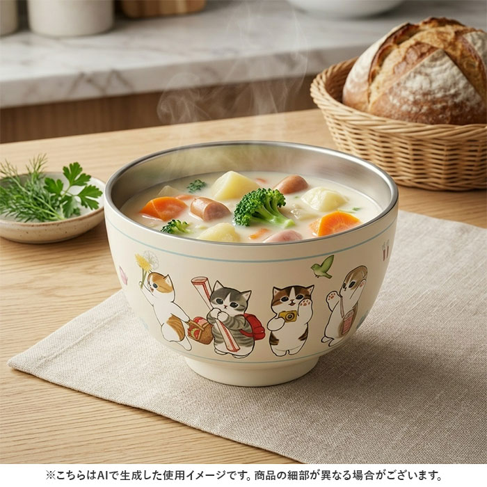 お椀 保温保冷 真空二重 通販 汁物 茶碗 断熱 保温 おしゃれ かわいい 450ml おわん ステンレス キャラクター グッズ 保冷 汁椀 スープボウル 子ども お椀 |  | 09