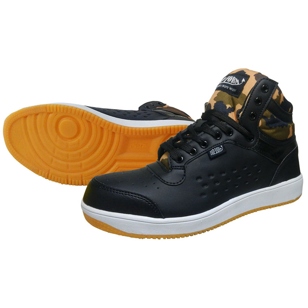 スニーカー メンズ ハイカット 通販 作業靴 セーフティシューズ ワークシューズ 靴 くつ クツ シューズ 鋼先芯 幅広 紐靴 レースアップ 衝撃吸収 スニーカー |  | 02