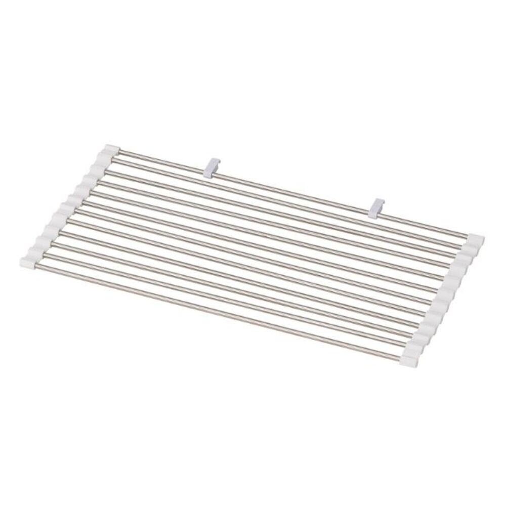 水切りラック 通販水切りラック 折りたたみ くるくるたためる 水切り 約 48×行24 水切りマット 水切りかご 水切りカゴ 水きり 折り畳み 水切りラック |  | 01