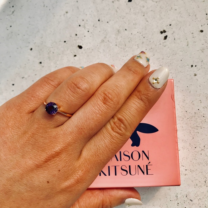 天然石 リング 通販 指輪 シルバーリング 925 ファッションリング レディース ピンクゴールド アクセサリー アメシスト 紫水晶 誕生石 アメジストリング 天然石 |  | 06