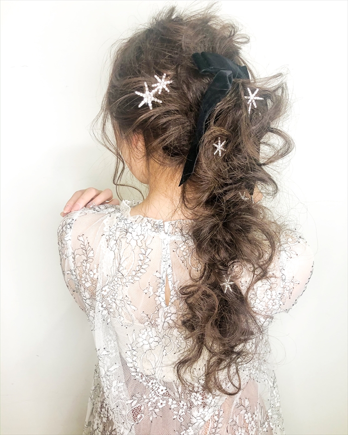 ブライダル ヘアアクセサリー 通販 ヘアピン 6本セット 星 大きめ スターモチーフ 月モチーフ おしゃれ 大人 結婚式 花嫁 披露宴 パーティー 二次会 ブライダル |  | 18
