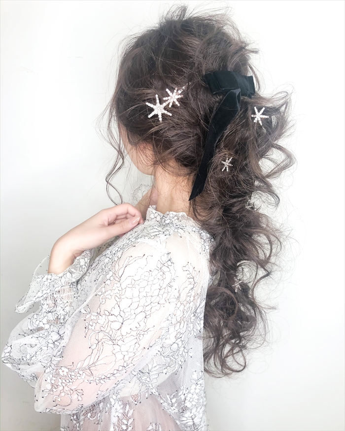 ブライダル ヘアアクセサリー 通販 ヘアピン 6本セット 星 大きめ スターモチーフ 月モチーフ おしゃれ 大人 結婚式 花嫁 披露宴 パーティー 二次会 ブライダル |  | 19