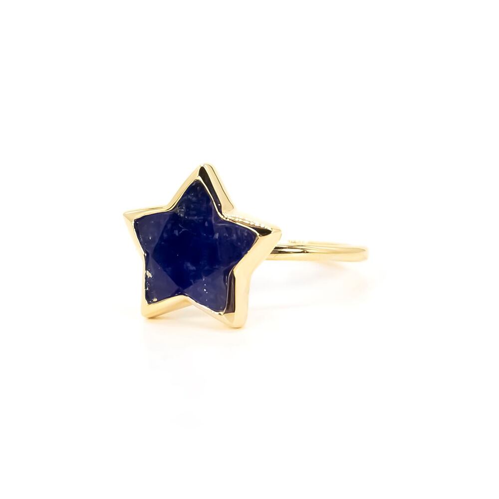 天然石 リング 通販 指輪 シルバーリング 925 ファッションリング レディース イエローゴールド アクセサリー ラピスラズリ 瑠璃 誕生石 天然石 |  | 01