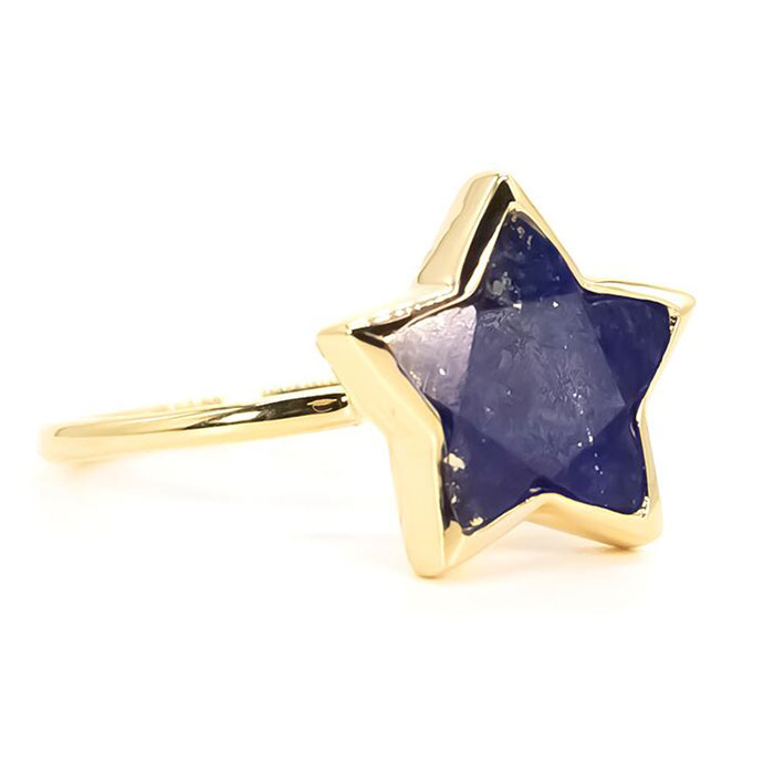 天然石 リング 通販 指輪 シルバーリング 925 ファッションリング レディース イエローゴールド アクセサリー ラピスラズリ 瑠璃 誕生石 天然石 |  | 15