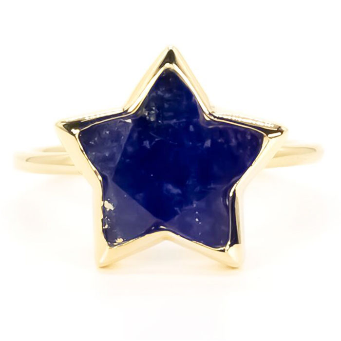 天然石 リング 通販 指輪 シルバーリング 925 ファッションリング レディース イエローゴールド アクセサリー ラピスラズリ 瑠璃 誕生石 天然石 |  | 04