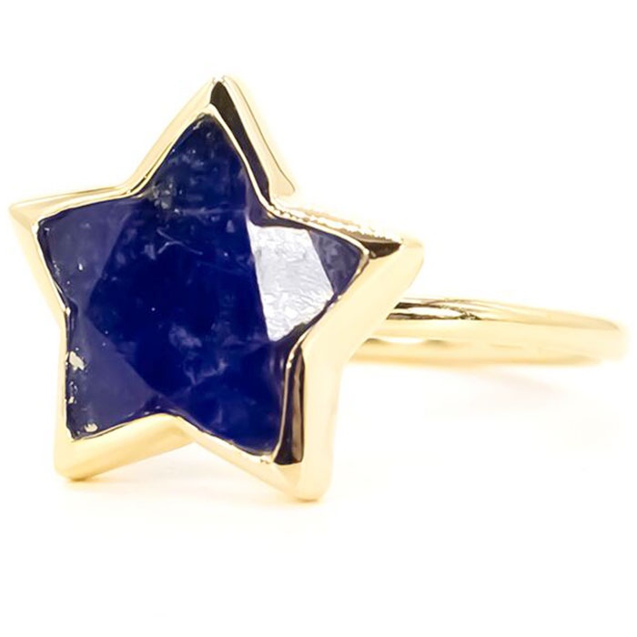 天然石 リング 通販 指輪 シルバーリング 925 ファッションリング レディース イエローゴールド アクセサリー ラピスラズリ 瑠璃 誕生石 天然石 |  | 05