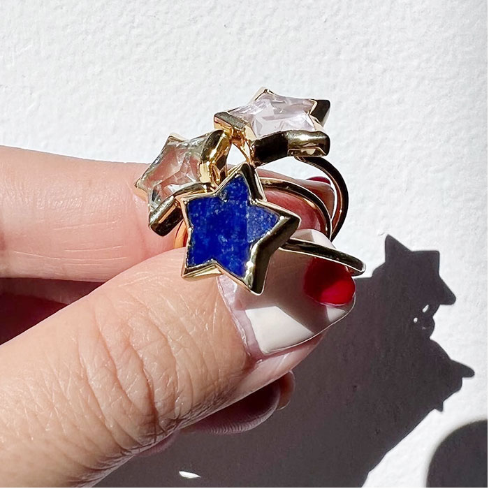 天然石 リング 通販 指輪 シルバーリング 925 ファッションリング レディース イエローゴールド アクセサリー ラピスラズリ 瑠璃 誕生石 天然石 |  | 10