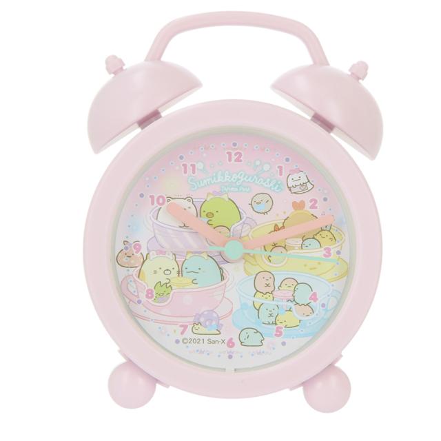 目覚まし時計 子供 通販 女の子 男の子 すみっコぐらし キャラクター アナログ 目覚まし 時計 かわいい 可愛い 小さめ コンパクト たぴおかパーク 目覚まし時計 |  | 02