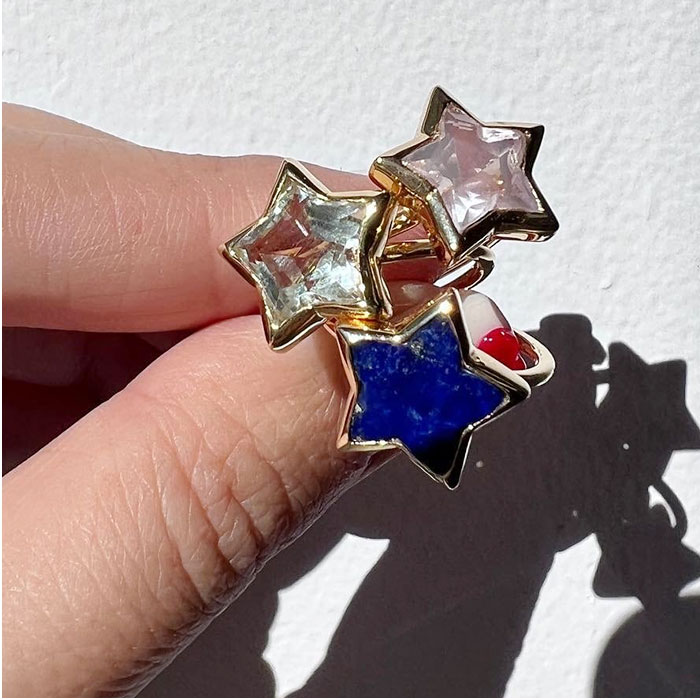 天然石 リング 通販 指輪 シルバーリング ファッションリング レディース イエローゴールド アクセサリー ローズクォーツ 紅水晶 誕生石 天然石 |  | 04