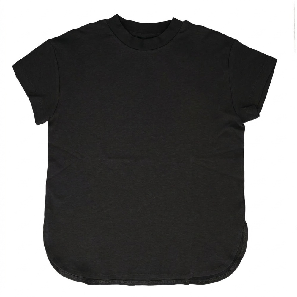 Tシャツ mitis Tシャツ ミティス 通販 モックネックTシャツ カットソー 前後差 プルオーバー レディース 半袖 夏 春夏 春秋 モックネック シンプル | mitis | 05
