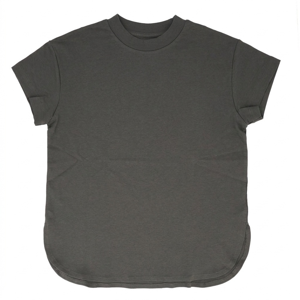 Tシャツ mitis Tシャツ ミティス 通販 モックネックTシャツ カットソー 前後差 プルオーバー レディース 半袖 夏 春夏 春秋 モックネック シンプル | mitis | 02