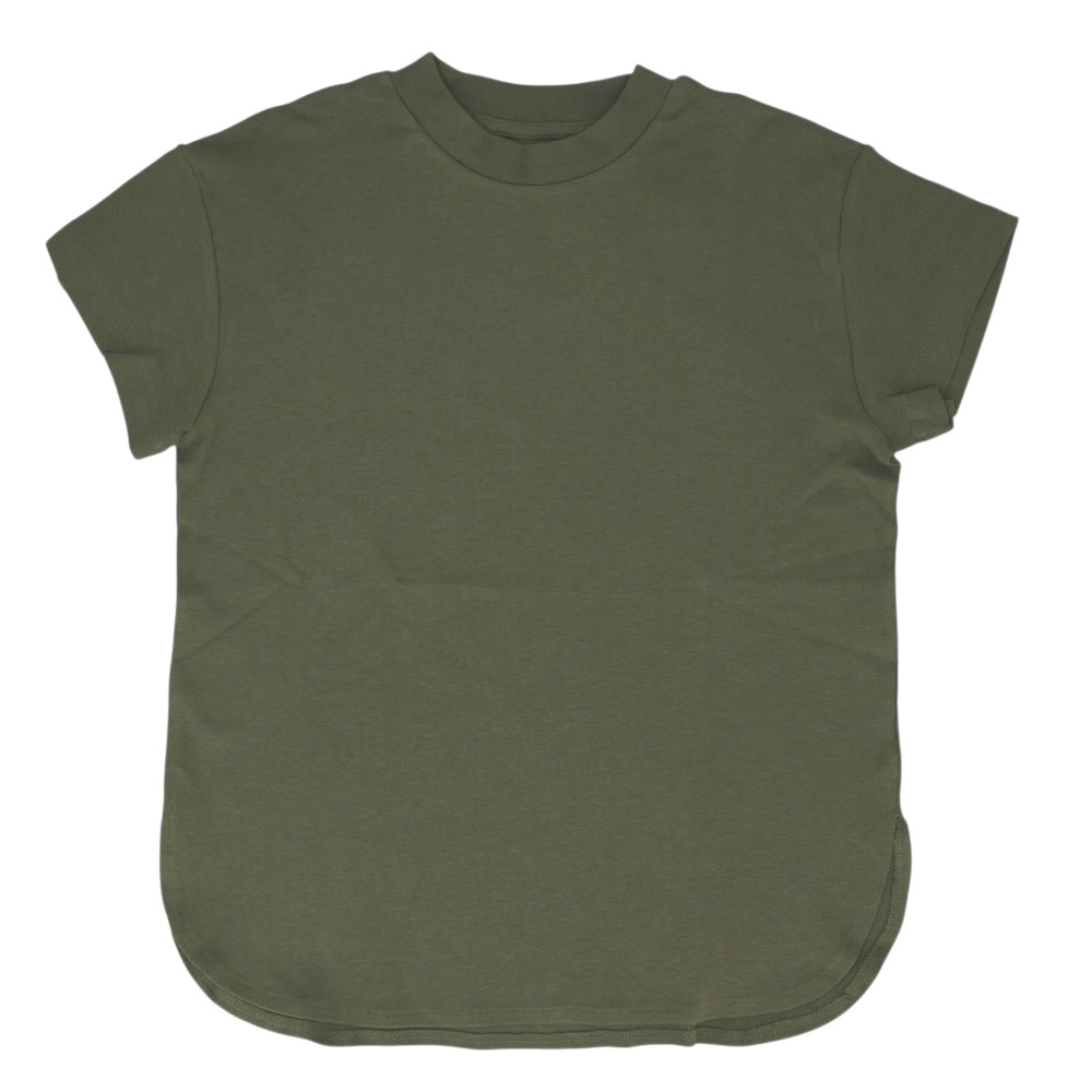 Tシャツ mitis Tシャツ ミティス 通販 モックネックTシャツ カットソー 前後差 プルオーバー レディース 半袖 夏 春夏 春秋 モックネック シンプル | mitis | 04