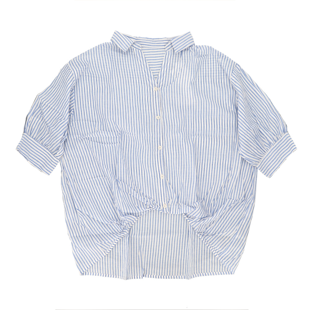 シャツ mitis シャツ ミティス 通販 スキッパーシャツ スキッパーブラウス ブラウス 夏 春夏 春秋 5分袖 五分袖 ドルマンスリーブ 7分袖 七分袖 レディース | mitis | 05