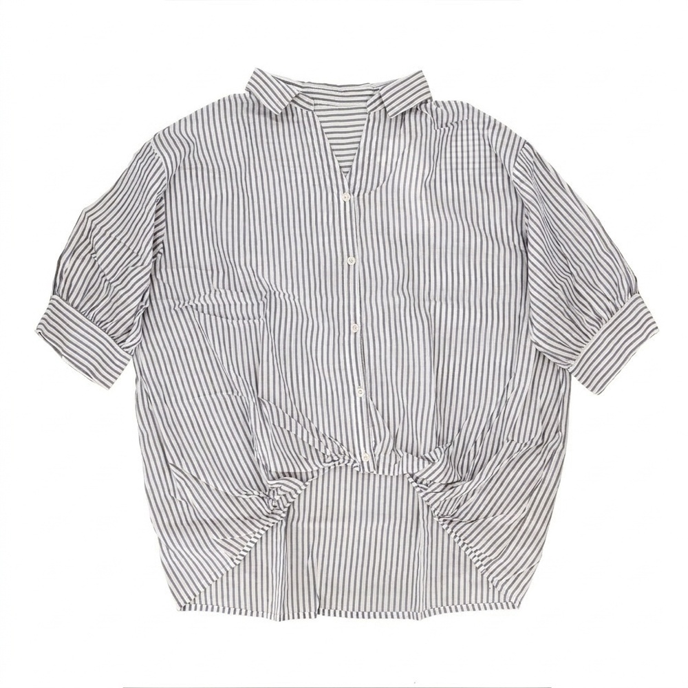 シャツ mitis シャツ ミティス 通販 スキッパーシャツ スキッパーブラウス ブラウス 夏 春夏 春秋 5分袖 五分袖 ドルマンスリーブ 7分袖 七分袖 レディース | mitis | 06