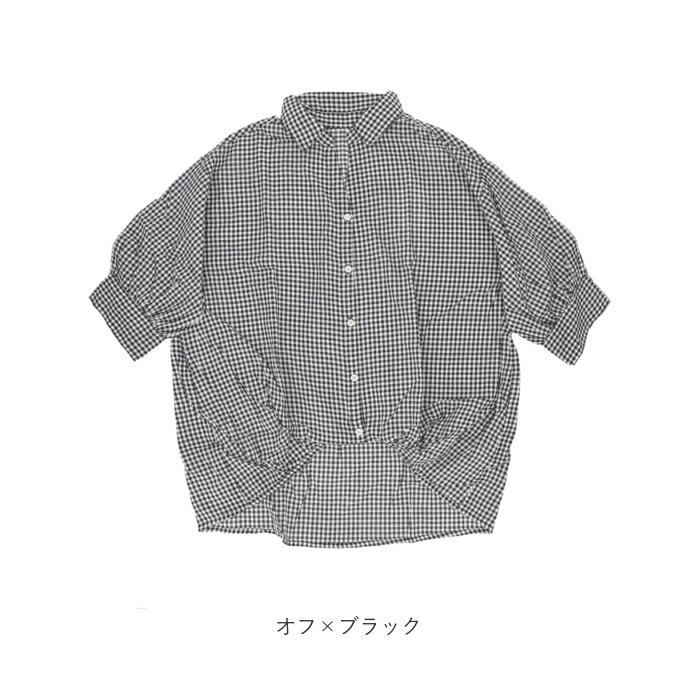 シャツ mitis シャツ ミティス 通販 スキッパーシャツ スキッパーブラウス ブラウス 夏 春夏 春秋 5分袖 五分袖 ドルマンスリーブ 7分袖 七分袖 レディース | mitis | 24