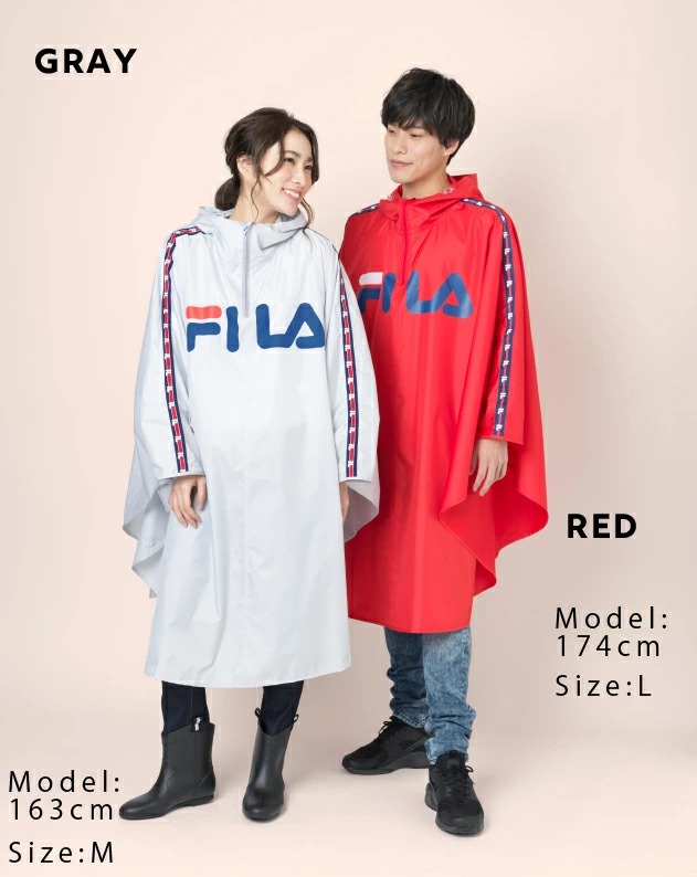 FILA 通販FILA レインポンチョ 自転車 レディース メンズ 男女兼用