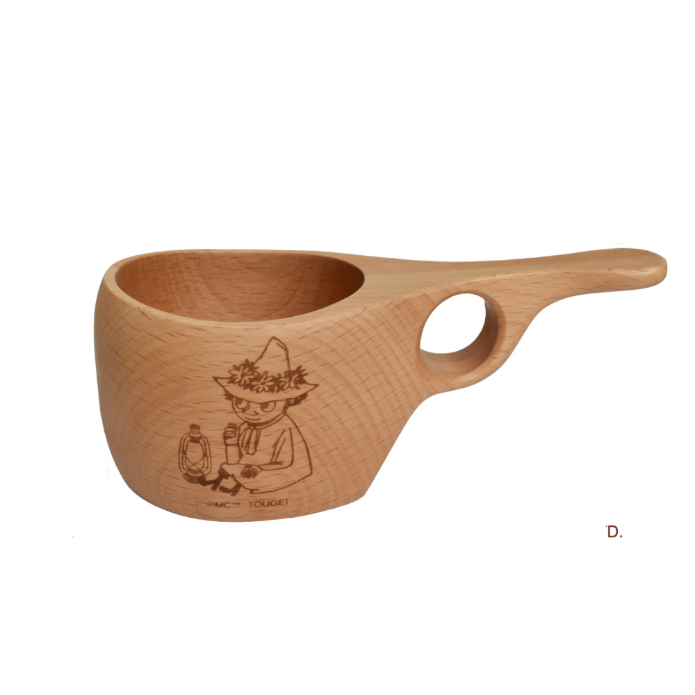 ムーミン 通販ムーミン マグカップ マグ コップ カップ 木製 北欧 MOOMIN ククサカップ 木製食器 キャラクター おしゃれ かわいい 天然木 ビーチ 軽量 ムーミン | ブランド登録なし | 01