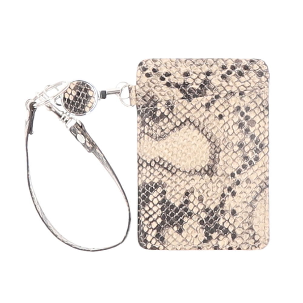 パスケース リール付き 通販 定期入れ 定期券ケース icカード カードケース メンズ レディース 財布 ケース 通勤 通学 ビジネス 合皮 クロコダイル柄 パスケース | ブランド登録なし | 02