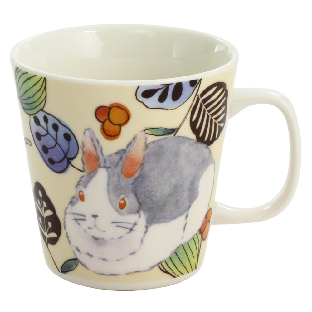 セラミック藍 マグカップ 通販 日本製 マグ カップ もふもふランド 湯呑み コップ 美濃焼 食器 動物 アニマル 電子レンジ対応 食洗機対応 セラミック藍 |  | 01