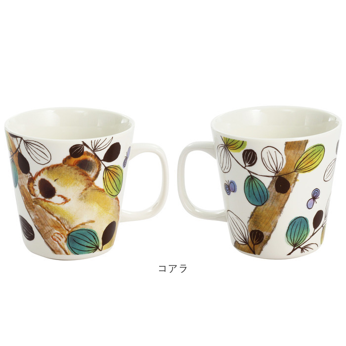 セラミック藍 マグカップ 通販 日本製 マグ カップ もふもふランド 湯呑み コップ 美濃焼 食器 動物 アニマル 電子レンジ対応 食洗機対応 セラミック藍 |  | 15