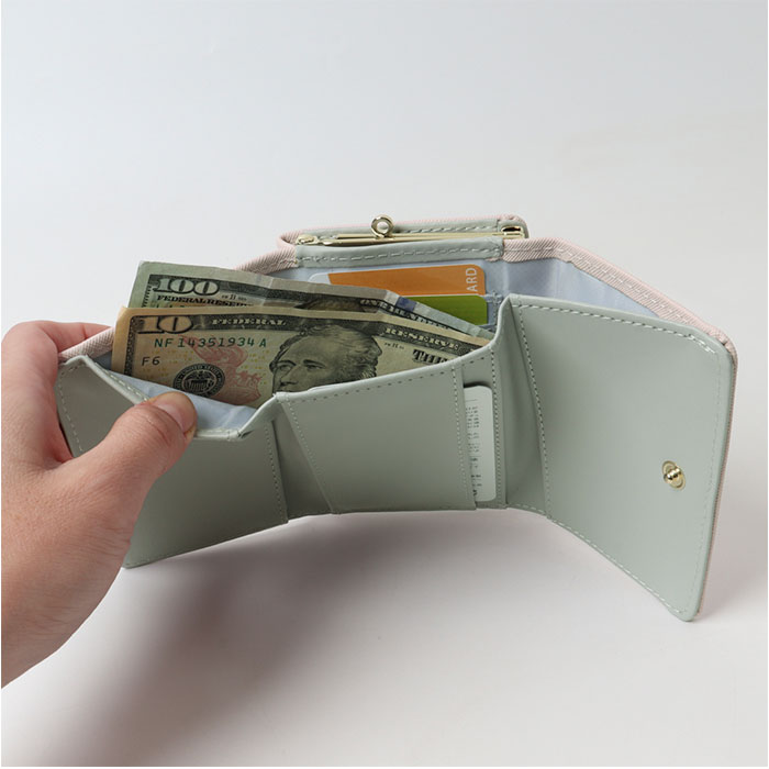 がま口財布 かわいい 二つ折り 通販 がまぐち 財布 コンパクト 二つ折り財布 2つ折り財布 ミニ財布 折りたたみ財布 折財布 さいふ サイフ がま口財布 | BACKYARD FAMILY | 23