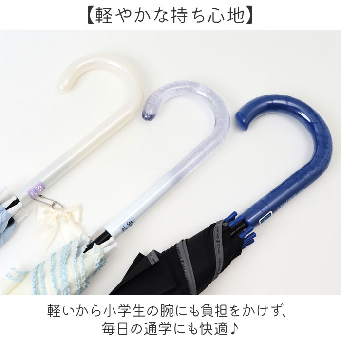 傘 キッズ 58cm 通販 58センチ ジュニア傘 子供用 かさ ワンタッチ 折れにくい グライスファイバー かわいい おしゃれ 通学 登校 小学生 小学校 高学年 傘 | BACKYARD FAMILY | 19