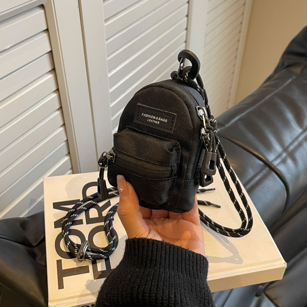 ミニポーチ カラビナ付き リュック型 通販 ポーチ ネックポーチ 小物入れ ストラップ ネックストラップ コインケース 小銭入れ ミニ財布 ミニ 小さめ ミニポーチ |  | 05