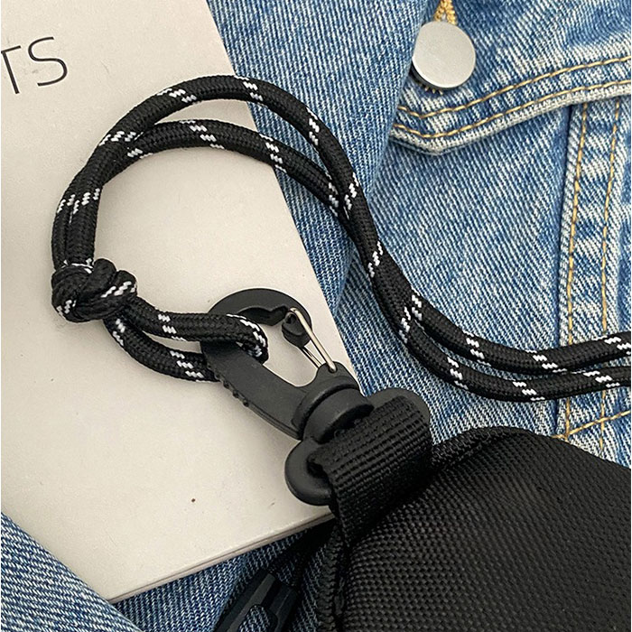 ミニポーチ カラビナ付き リュック型 通販 ポーチ ネックポーチ 小物入れ ストラップ ネックストラップ コインケース 小銭入れ ミニ財布 ミニ 小さめ ミニポーチ |  | 19