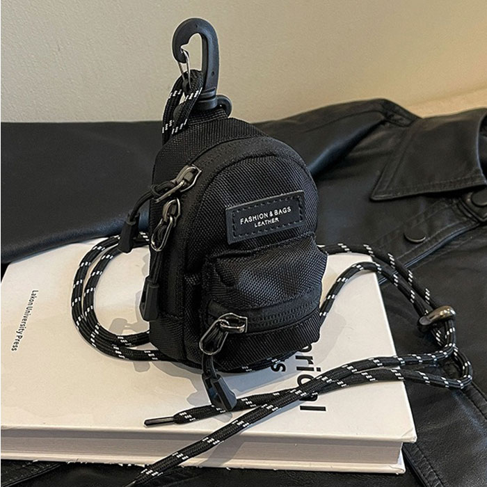 ミニポーチ カラビナ付き リュック型 通販 ポーチ ネックポーチ 小物入れ ストラップ ネックストラップ コインケース 小銭入れ ミニ財布 ミニ 小さめ ミニポーチ |  | 11