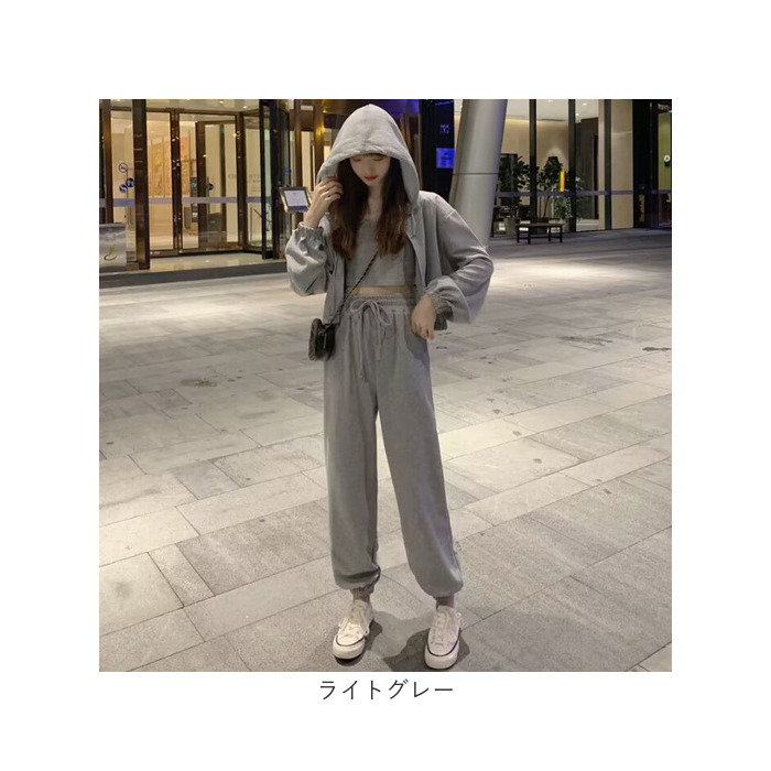 スウェット セットアップ レディース 通販 ジャージ 上下セット スポーツウェア ルームウェア ジップアップパーカー おしゃれ かわいい 可愛い 長袖 スウェット |  | 15