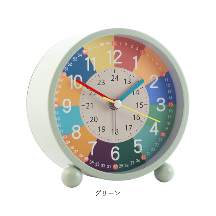 BACKYARD FAMILY（バックヤードファミリー） 知育時計 卓上 電池式