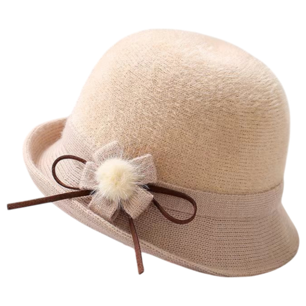 帽子 レディース 通販 ぼうし ハット レディース帽子 ふわふわ フワフワ 秋冬 あったか あたたかい もこもこ モコモコ 花 はな フラワー シンプル 無地 | BACKYARD FAMILY | 04