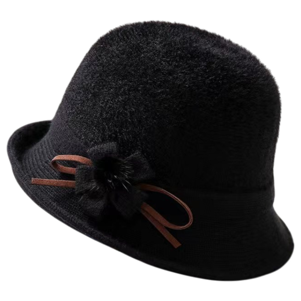 帽子 レディース 通販 ぼうし ハット レディース帽子 ふわふわ フワフワ 秋冬 あったか あたたかい もこもこ モコモコ 花 はな フラワー シンプル 無地 | BACKYARD FAMILY | 01