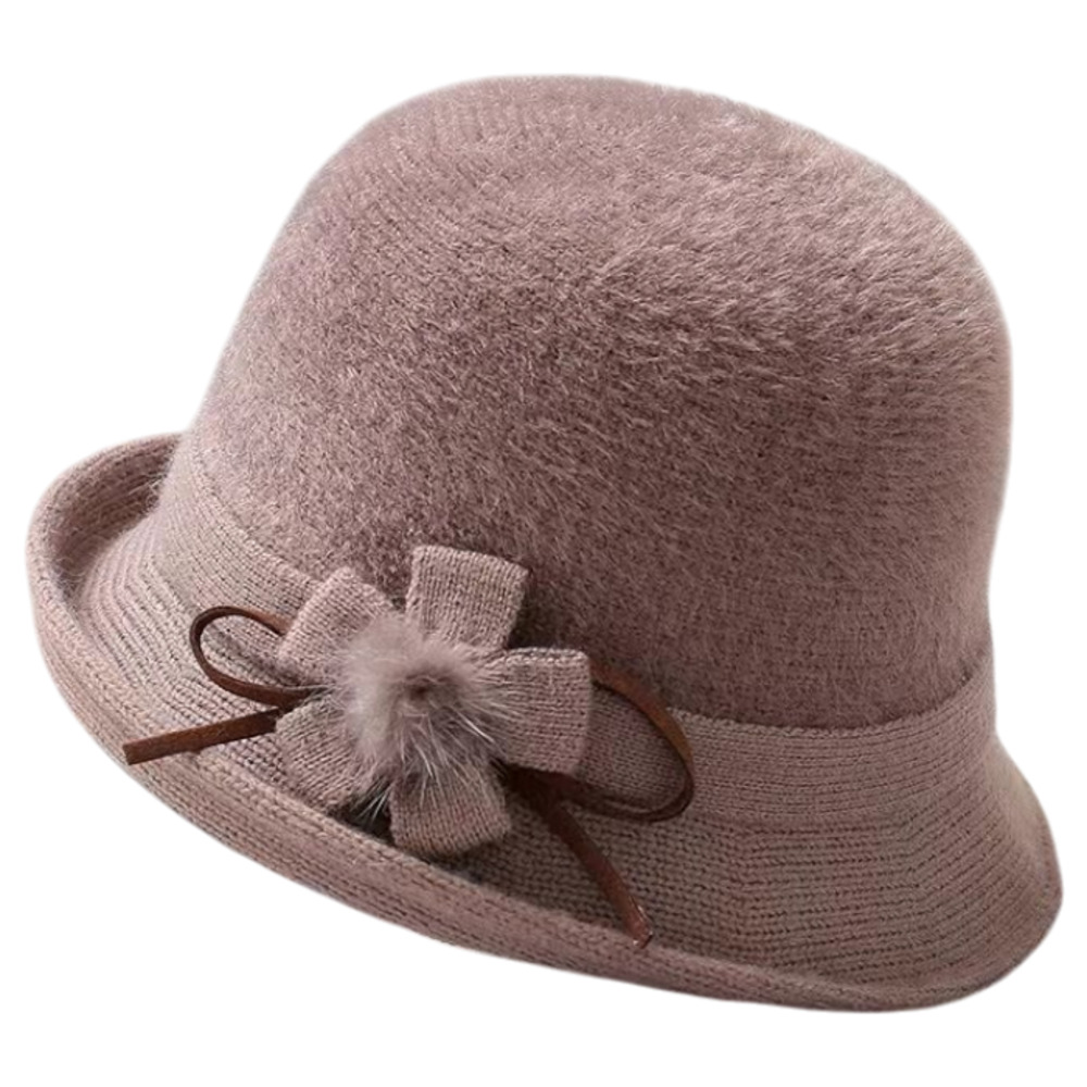 帽子 レディース 通販 ぼうし ハット レディース帽子 ふわふわ フワフワ 秋冬 あったか あたたかい もこもこ モコモコ 花 はな フラワー シンプル 無地 | BACKYARD FAMILY | 02