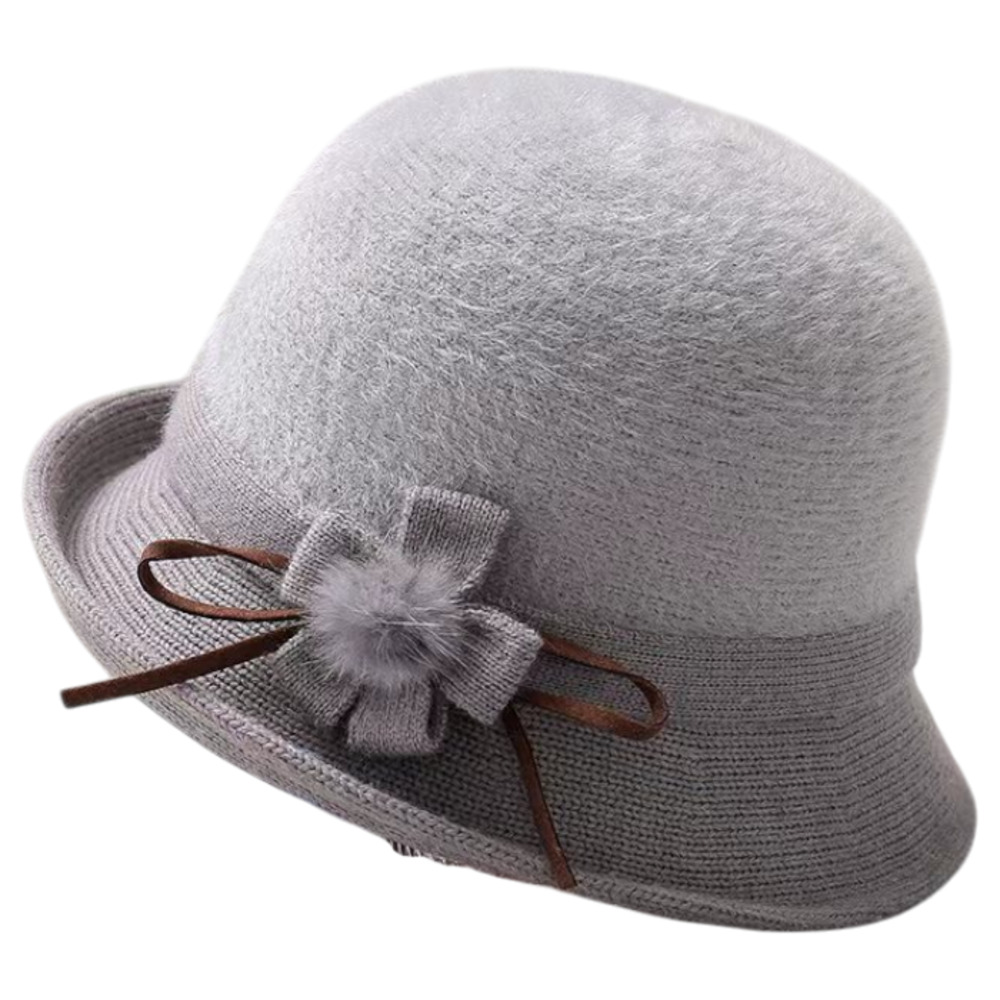 帽子 レディース 通販 ぼうし ハット レディース帽子 ふわふわ フワフワ 秋冬 あったか あたたかい もこもこ モコモコ 花 はな フラワー シンプル 無地 | BACKYARD FAMILY | 03
