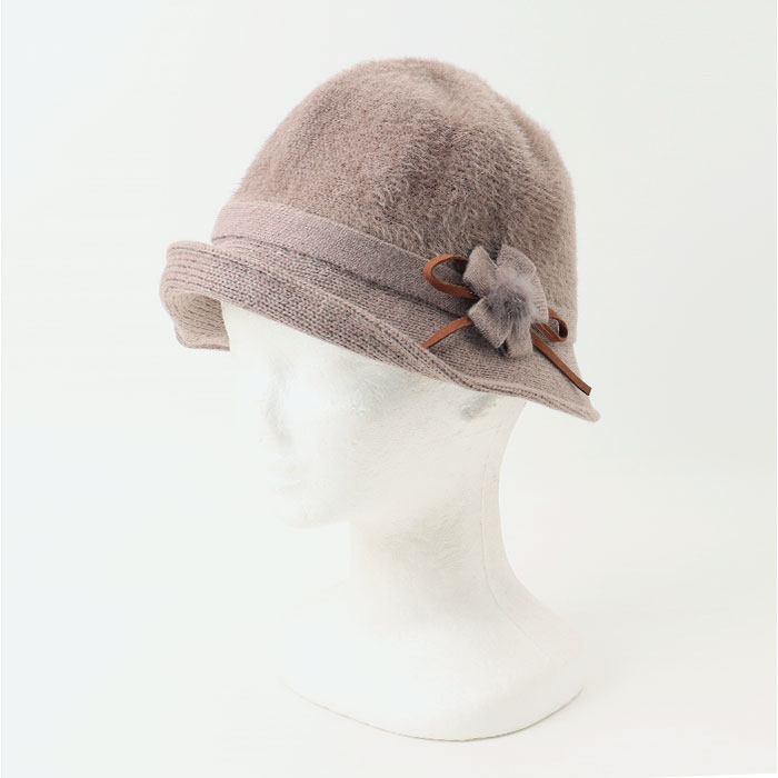 帽子 レディース 通販 ぼうし ハット レディース帽子 ふわふわ フワフワ 秋冬 あったか あたたかい もこもこ モコモコ 花 はな フラワー シンプル 無地 | BACKYARD FAMILY | 12