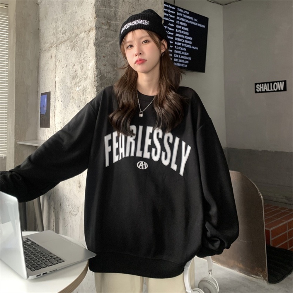 トップス ロゴ トレーナー 通販 レディース 長袖 スウェット プルオーバー スエット ゆったり クルーネック 春秋冬 おしゃれ オシャレ カジュアル トップス | BACKYARD FAMILY | 03