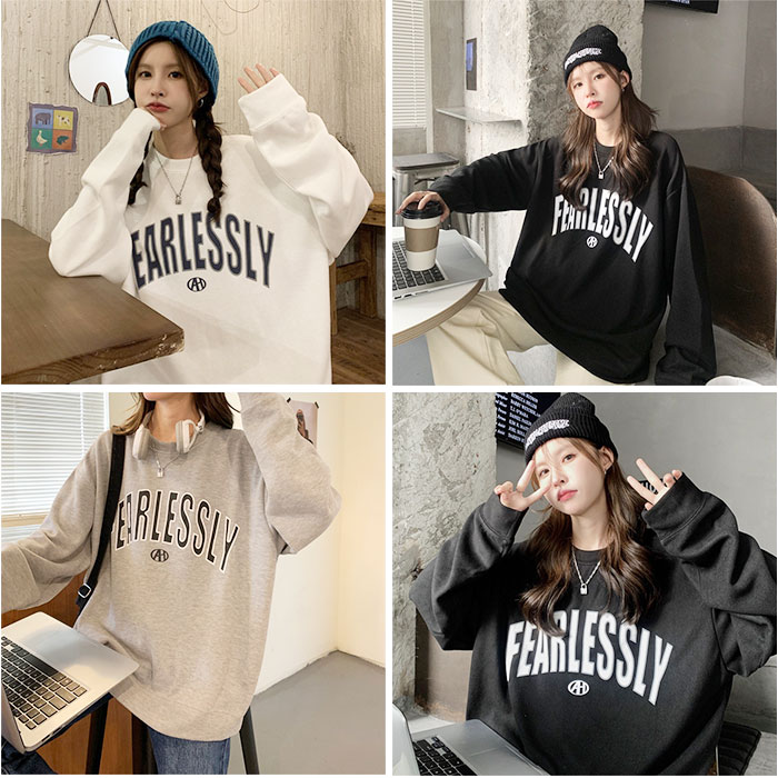 トップス ロゴ トレーナー 通販 レディース 長袖 スウェット プルオーバー スエット ゆったり クルーネック 春秋冬 おしゃれ オシャレ カジュアル トップス |  | 13