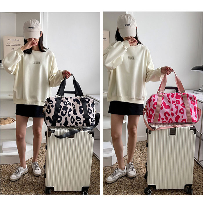 ボストンバッグ 旅行 大容量 通販 レディース 修学旅行 ボストンバック スポーツバッグ レオパード柄 ヒョウ柄 旅行バッグ 大きめ 乾湿分離 部活 ボストンバッグ |  | 05