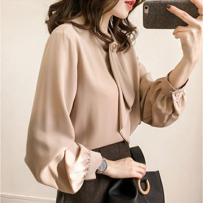 ブラウス レディース 長袖 通販 ボウタイブラウス トップス きれいめ オフィス シャツ 上品 長袖トップス おしゃれ スーツインナー 春 秋 夏 ボウタイ 通勤 |  | 08