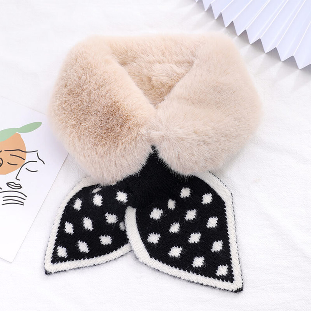 差し込み マフラー キッズ 通販 襟巻き ファー ティペット 首巻き えりまき 付け襟 つけ襟 スヌード ネックウオーマー 女の子 かわいい 可愛い 差し込み |  | 02